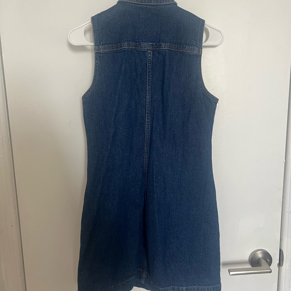 Universal Thread Denim Button-Down Dress Size S - image 3